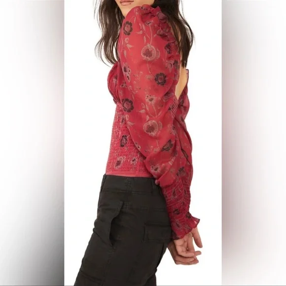 Free people bodysuit - Date floral print XS NWT - Picture 4 of 5